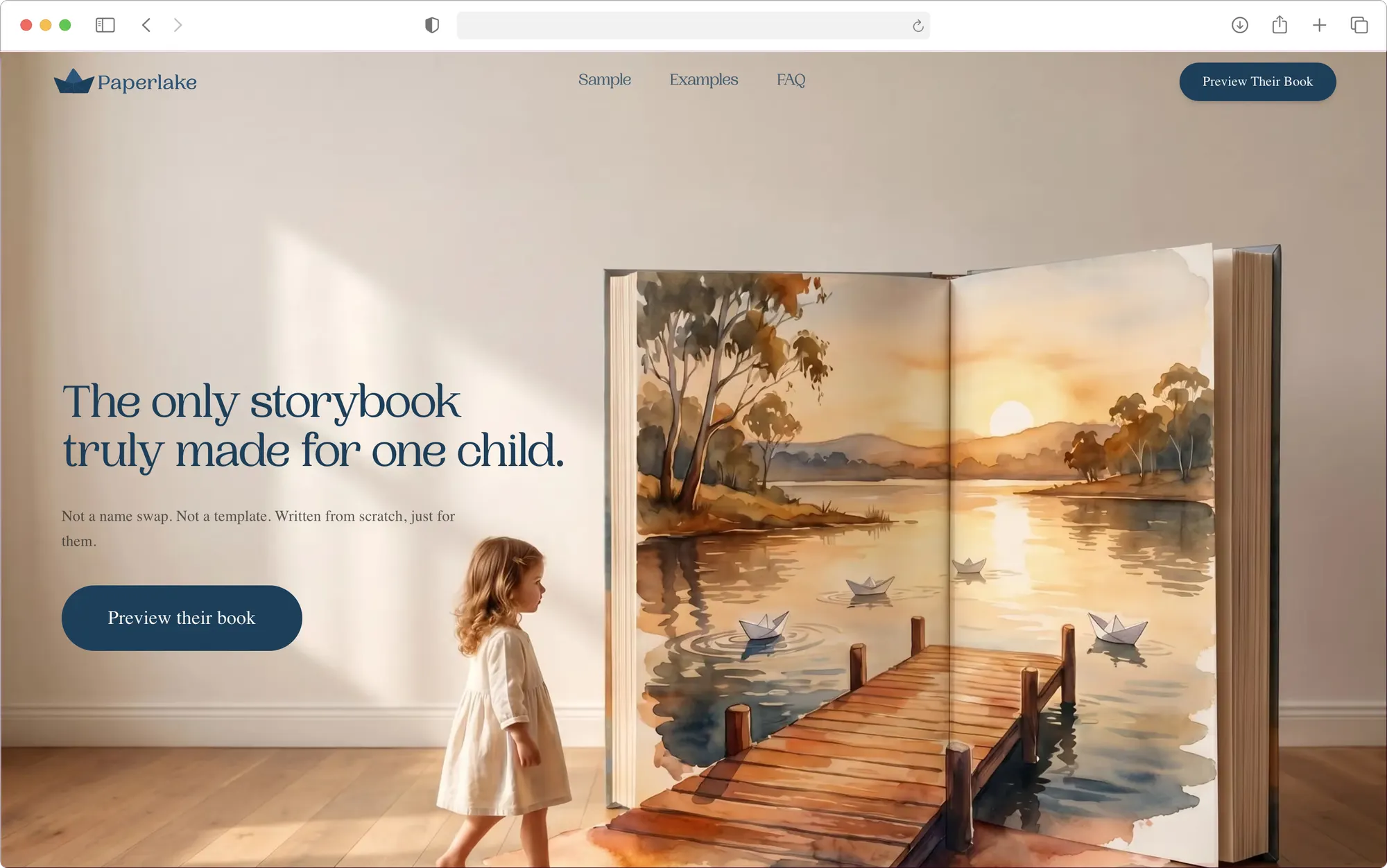 Paperlake website project