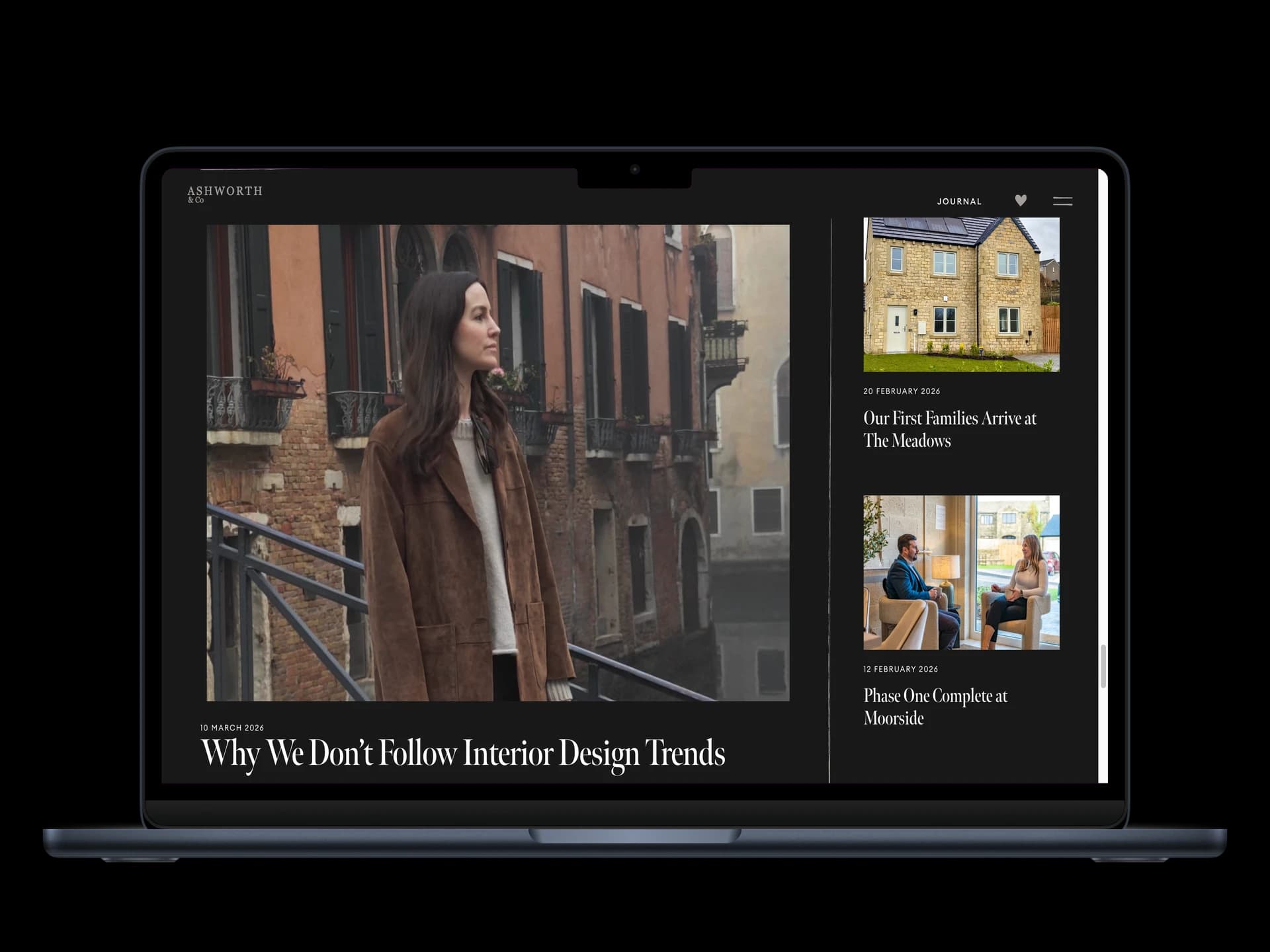 Ashworth & Co journal editorial section
