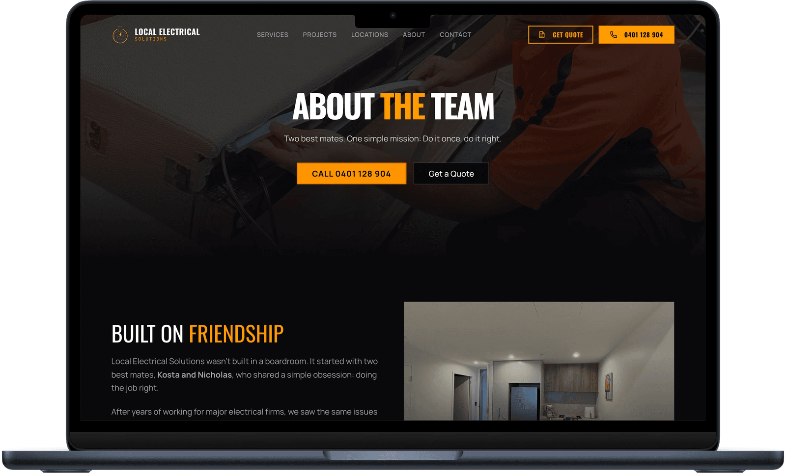 About the team page