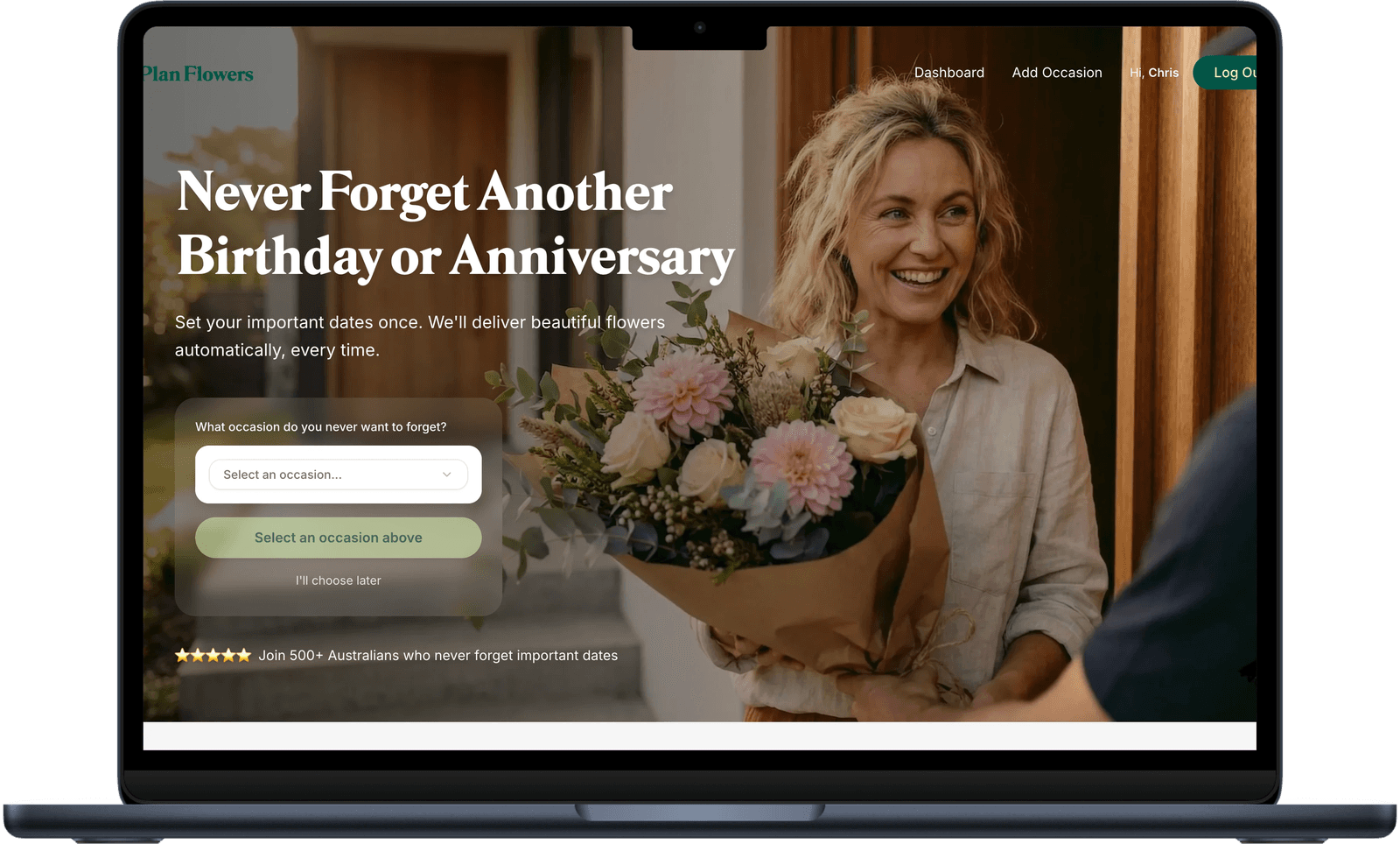 Plan Flowers, Automated Gifting Platform