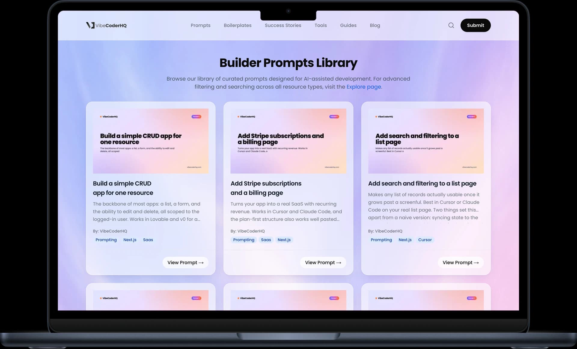 The searchable prompt library